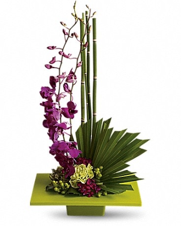 Zen Artistry Flower Arrangement